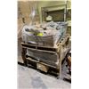 Image 1 : 3 TIER PALLET WITH ASSORTED CONTENTS INCLUDING; WATER PRESSURE REGULATORS, GLASS TUBES, LIGHT BULBS