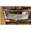 Image 4 : 3 TIER PALLET WITH ASSORTED CONTENTS INCLUDING; WATER PRESSURE REGULATORS, GLASS TUBES, LIGHT BULBS