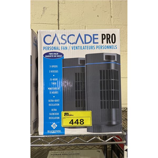 CASCADE 2 PACK PRO PERSONAL FAN