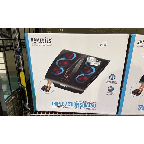 HOMEDICS TRIPLE ACTION SHIATSU FOOT MASSAGER