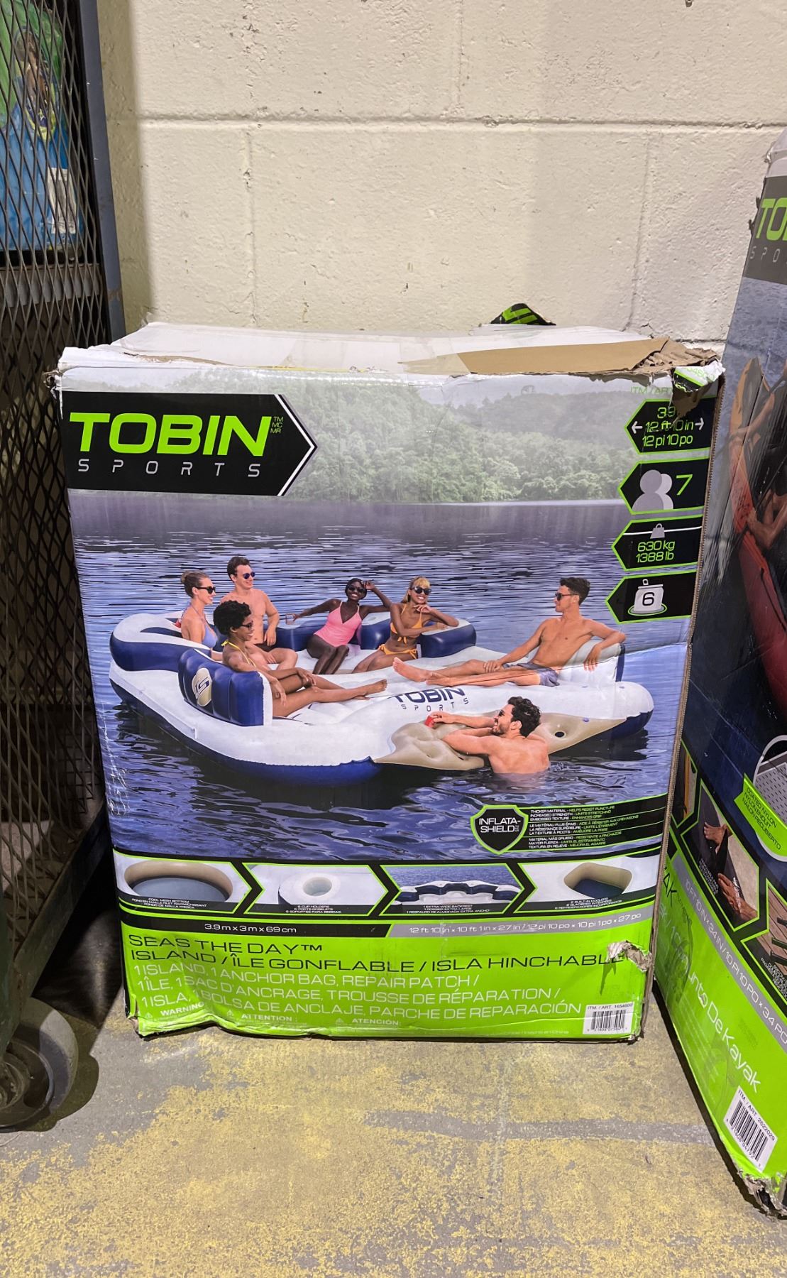 Tobin Inflatable Paddleboard TOBIN SPORTS SEAS THE DAY INFLATABLE ISLAND - Able Auctions