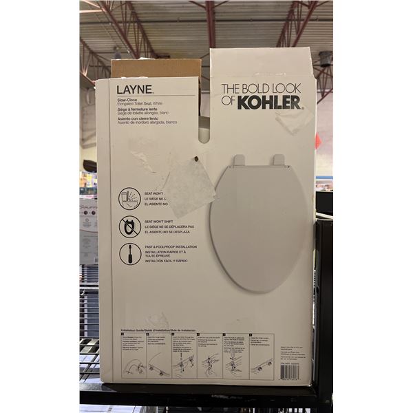 KOHLER LAYNE SLOW-CLOSE TOILET SEAT