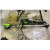 Image 3 : LOT OF GREENWORKS LEAF BLOWER, GREENWORKS WEED WACKER AND KARCHER 1900PSI PRESSURE WASHER *UNKNOWN