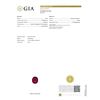 Image 4 : 6.53 ctw Ruby and 0.56 ctw Diamond Platinum Ring (GIA CERTIFIED)