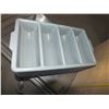 Image 1 : 12 Plastic 4 Slot Cutlery Bins