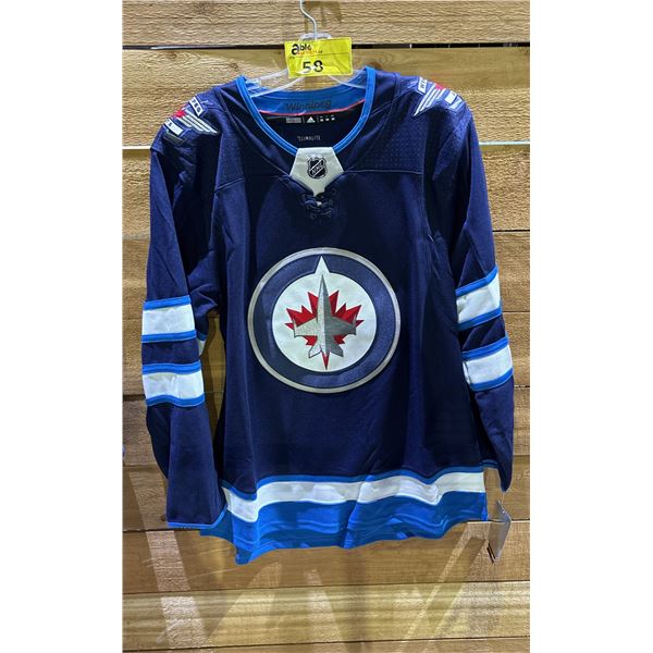 JETS HOME ADIDAS JERSEY SIZE 50 RETAIL $200