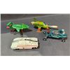 Image 2 : 3 ASSORTED VINTAGE DINKY TOYS DIE CAST MODEL CARS INCLUDING; JOE'S CAR, UFO INTERCEPTOR, MAXIMUM
