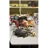 Image 1 : LOT OF ASSORTED HORSES, DOGS AND BUFFALO