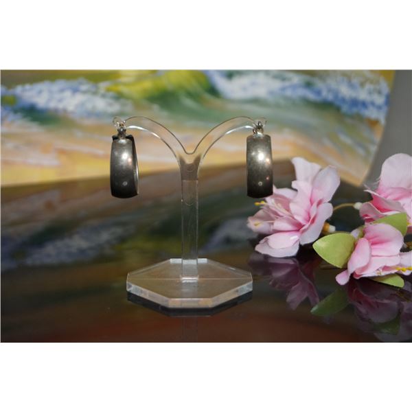 Vintagesilver  gypsy hoop earrings