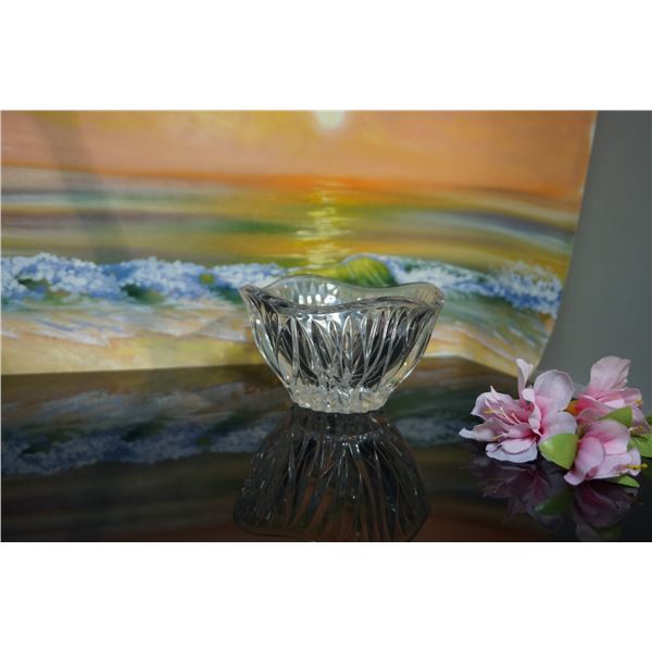 Mid Century Crystal candy bowl