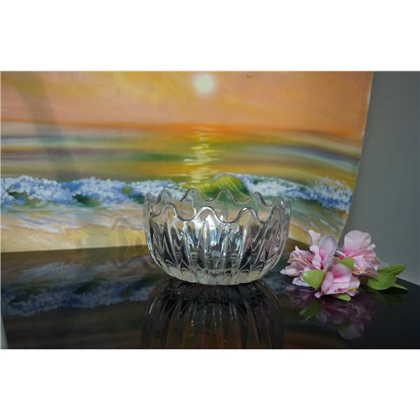 Mid Century Crystal candy bowl