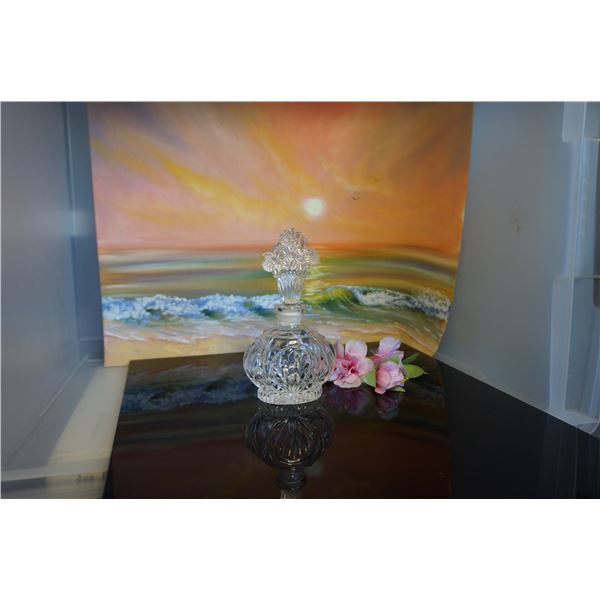 Vintage Crystal perfume bottle