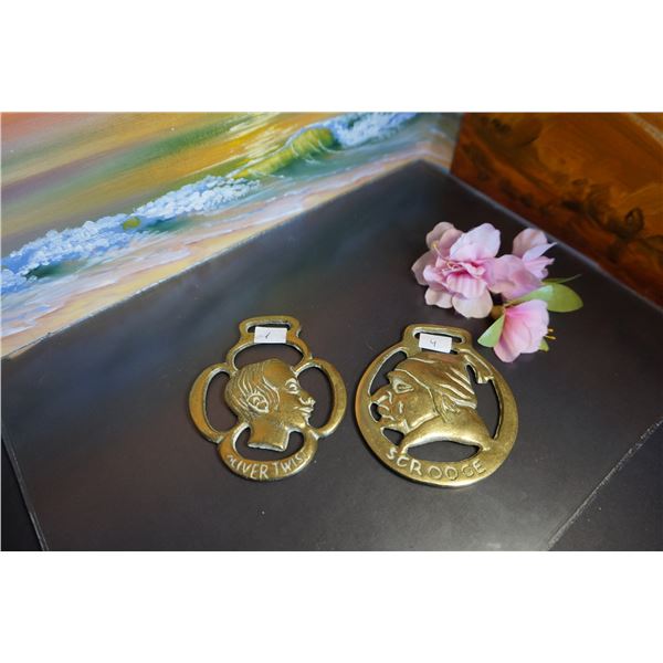 Vintage Horse Brass Rearing Horse Invicta Kent Pub Brasses 1940s Harness Ornaments