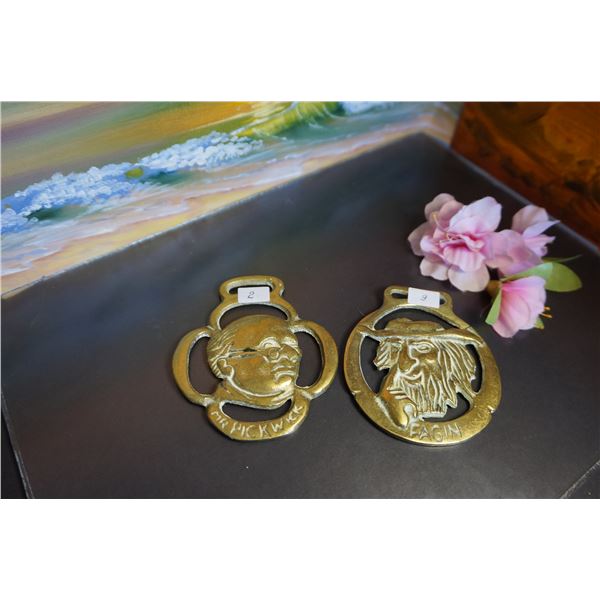 Vintage Horse Brass Rearing Horse Invicta Kent Pub Brasses 1940s Harness Ornaments