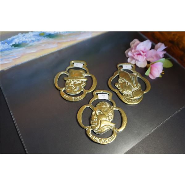 Vintage Horse Brass Rearing Horse Invicta Kent Pub Brasses 1940s Harness Ornaments