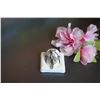 Image 1 : Art Deco style silver ring size 6