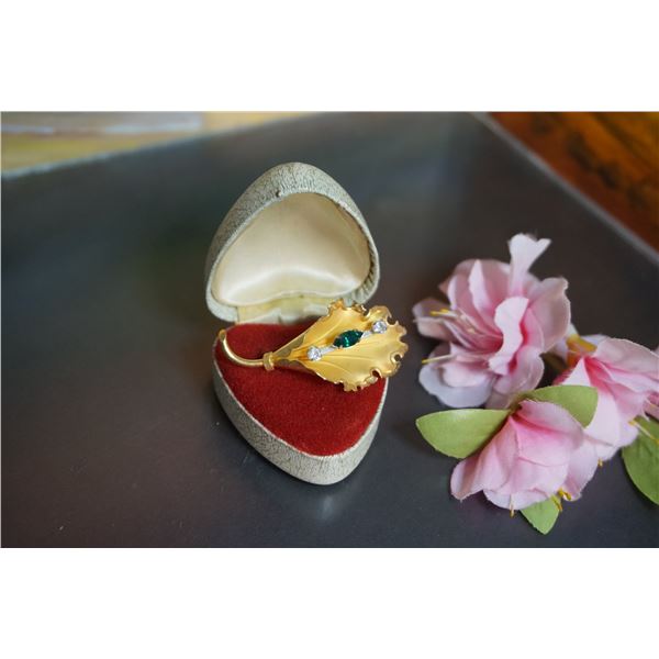 Mid Century Gold plated Bond Boyd brooch