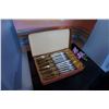 Image 1 : Antique Germany  silver forks, 800 Silver Handle and Brass 12 Fork Set, with original box,