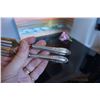Image 4 : Antique Germany  silver forks, 800 Silver Handle and Brass 12 Fork Set, with original box,