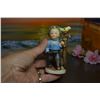 Image 5 : Vintage Porcelain figurine & frame plaque, 1960’s Napco Japan Vagabond Porcelain boy with bird