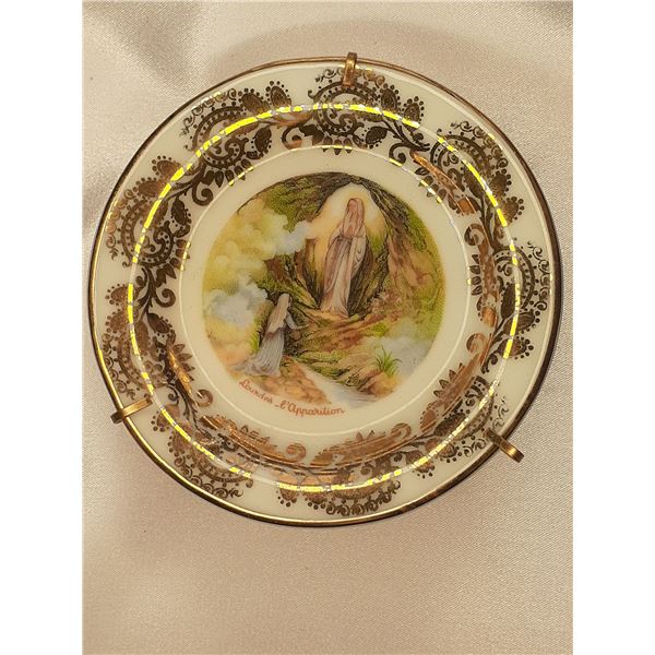 Vintage porcelain Limoges religious plate