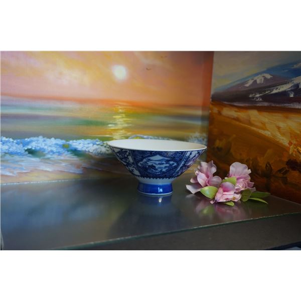 Vintage Porcelain Blue and white bowl