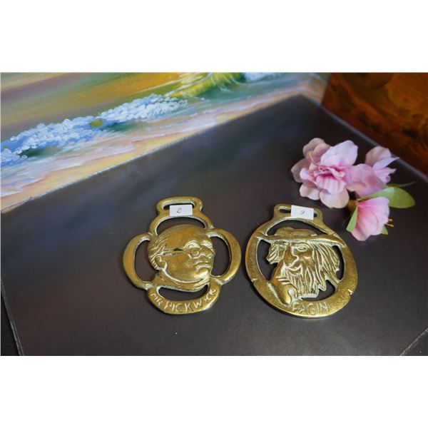 Vintage Horse Brass Rearing Horse Invicta Kent Pub Brasses 1940s Harness Ornaments