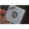 Image 3 : Silver coin dime 1939, US coin