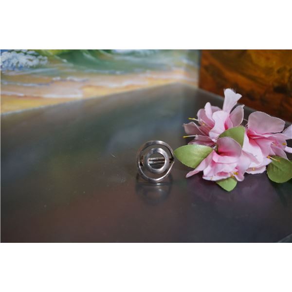 Vintage designer silver ring size 10