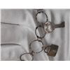 Image 3 : Vintage silver bracelet with key and padlock