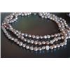 Image 3 : Vintage 3 string freshwater pearls necklace