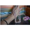 Image 4 : Vintage 3 string freshwater pearls necklace