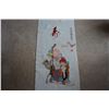 Image 2 : Vintage Asian hand painted silk scroll
