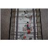 Image 2 : Vintage Asian embroidered scroll with geisha