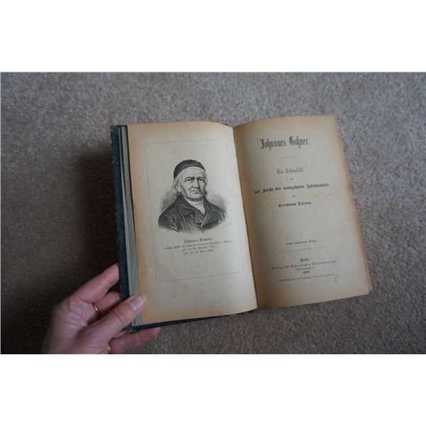 1878 German book with hard cover