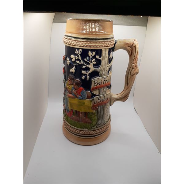 Vintage Wester Germany pottery beer jug