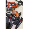 Image 4 : SHELF LOT OF ASSORTED POWER TOOLS