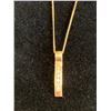 Image 2 : 10K GOLD PENDANT WITH 14K GOLD CHAIN