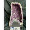 Image 1 : AMETHYST CATHEDRAL GEODE 6.60.KG APPROX 11" X 7" RETAIL $3500