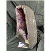 Image 2 : AMETHYST CATHEDRAL GEODE 6.60.KG APPROX 11" X 7" RETAIL $3500