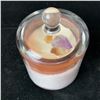 Image 2 : LAVENDER CANDLE WITH CRYSTALS RETAIL $289.88