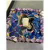 Image 2 : AGATE / AMETHYST QUARTZ ART DISPLAY 9" X 9" RETAIL $1100