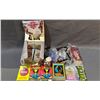 Image 2 : LOT OF ASSORTED COLLECTIBLES INCLUDING; CARDS, MCDONALDS TOYS & TACO TIME TOY