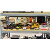 Image 1 : SHELF OF ASSORTED RC CARS, REMOTES & BATTERIES