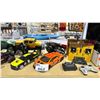 Image 3 : SHELF OF ASSORTED RC CARS, REMOTES & BATTERIES