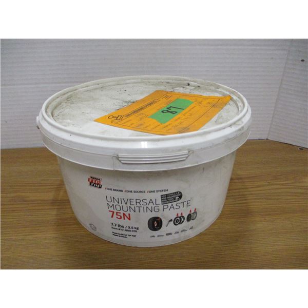 FREIGHT DAMAGE (AS IS):  TUB OF TIRE MOUNTING PASTE
