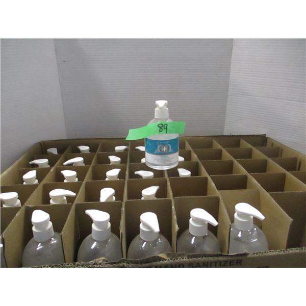 FREIGHT DAMAGE (AS IS):  APPROX. 25 BOTTLES OF HAND SANITIZER