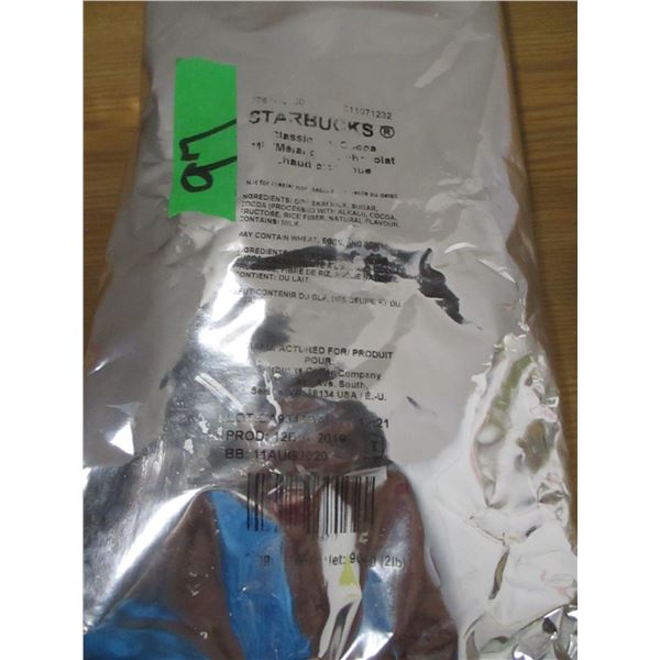 FREIGHT DAMAGE (AS IS):  BAG C/W STARBUCKS COFFEE