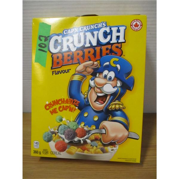 FREIGHT DAMAGE (AS IS):  CAPTAIN CRUNCH CEREAL (360G) - BOX