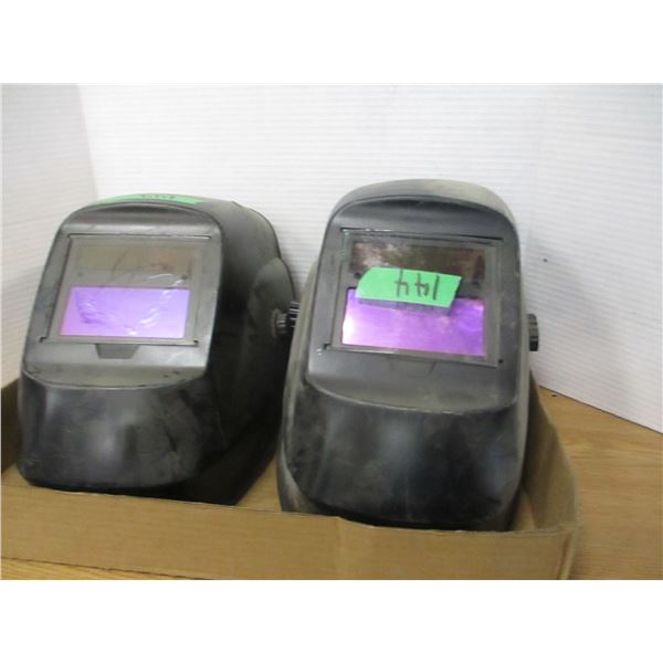 FREIGHT DAMAGE (AS IS):  2 WELDING HELMETS